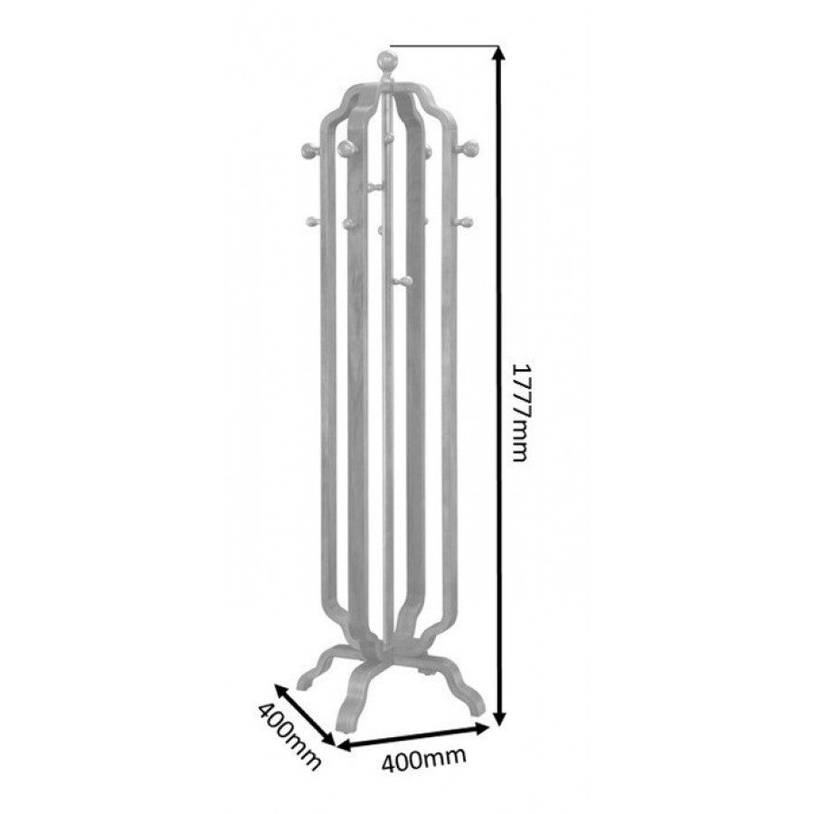 Curve Home Office Coat Stand